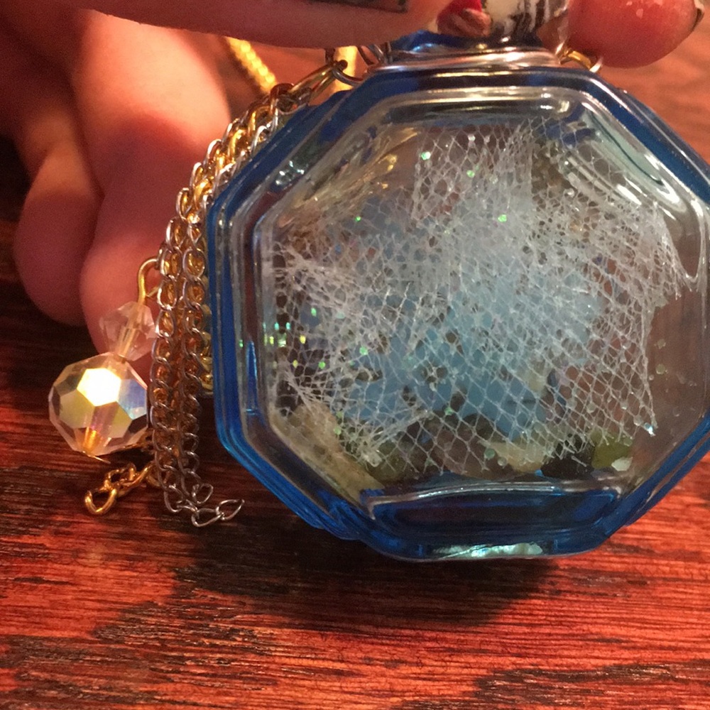 REWORKING! Odyssey snow fantasy decanter necklace BOGO - Picture 5 of 7